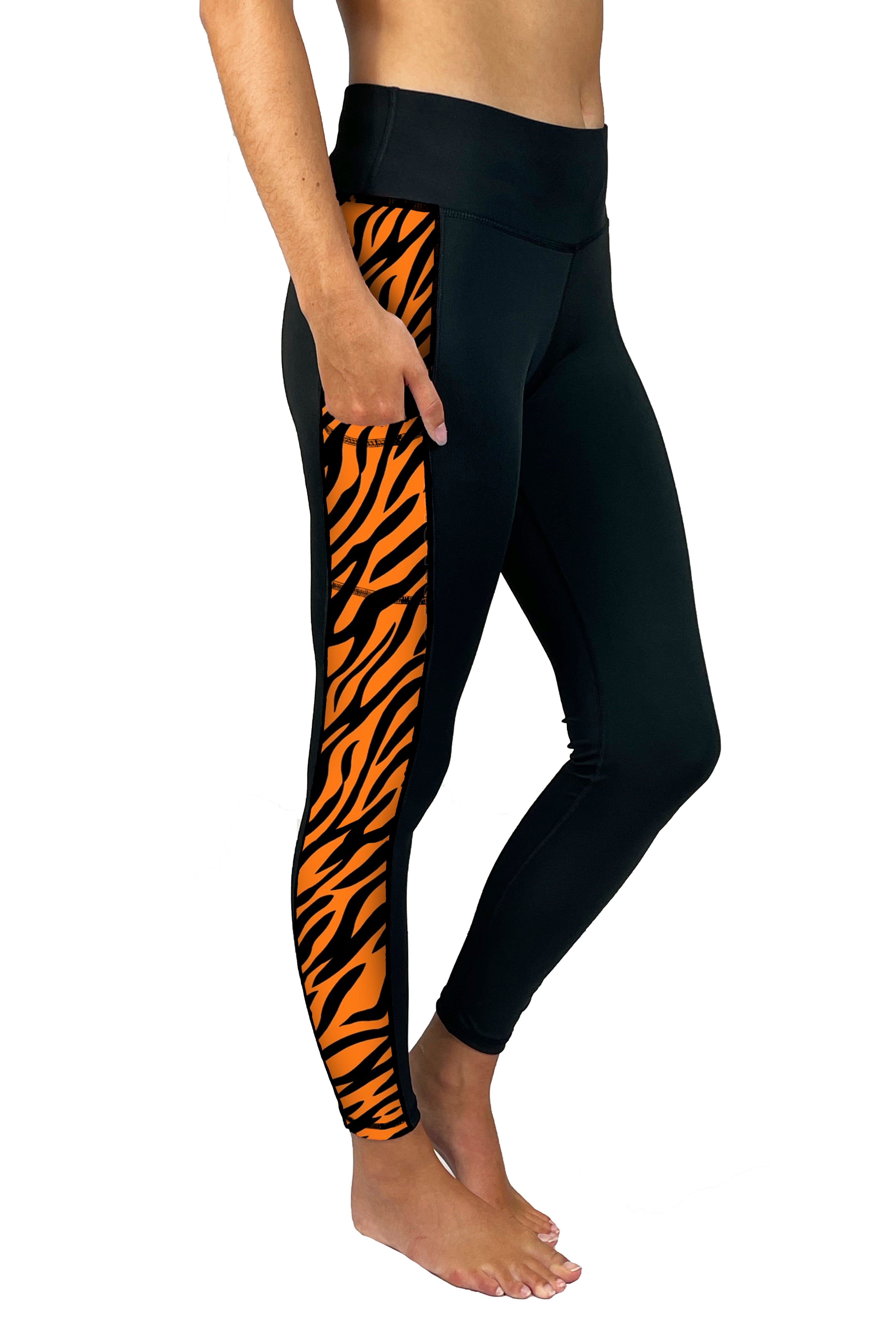 3401 - Cincy Cell Phone Pocket Legging/Black