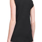 4009 - Ruffle Neck Tank Top/ Black