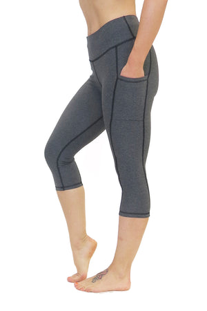 HC - Hope Pink Ribbon  "Victory" Cell Phone Pocket CROP/Charcoal - FINAL SALE