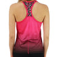 HC -The Shelley Meyer Flamingo Meshback Racer Tank/ Pink & Black - FINAL SALE