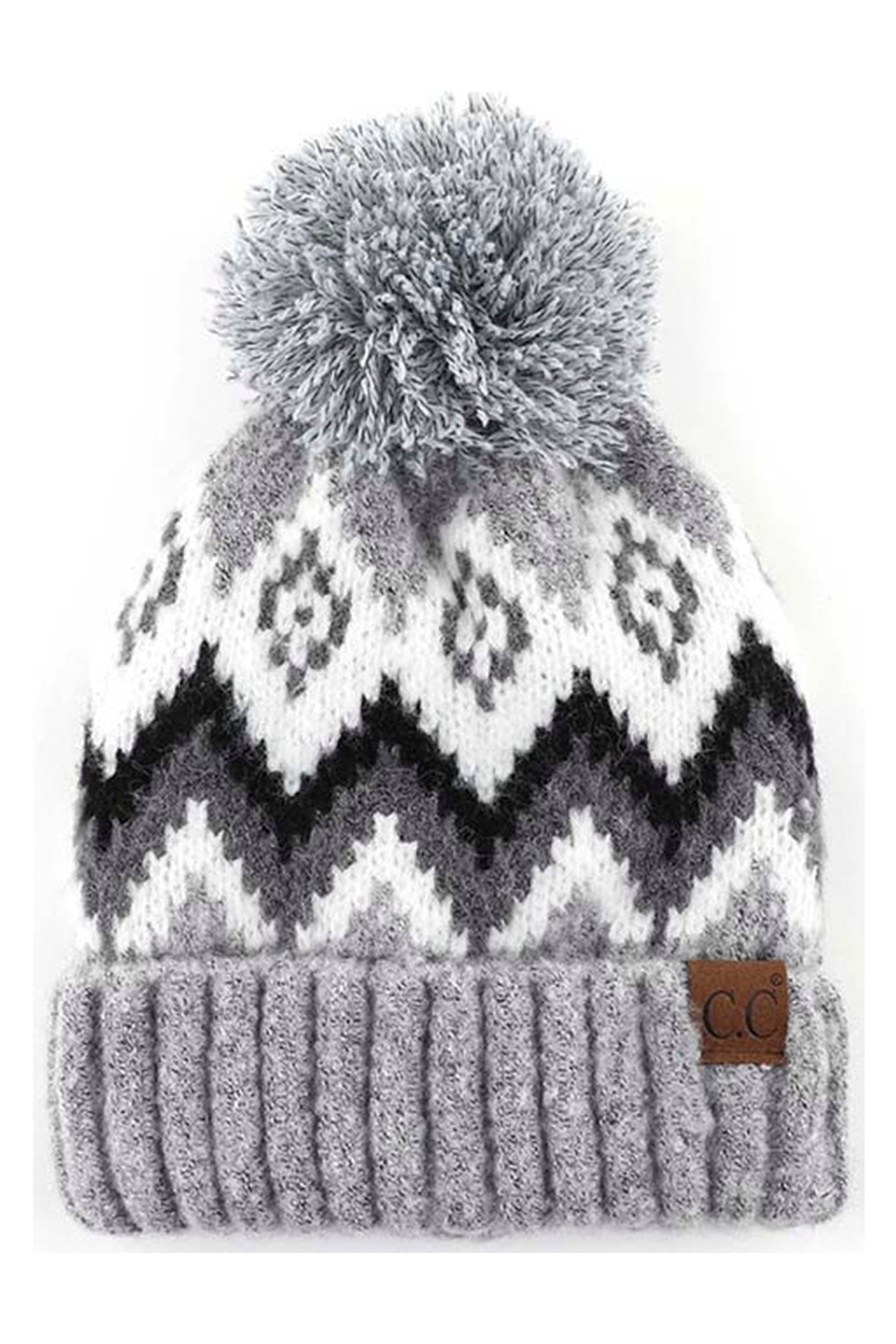 5421 - Winter Yarn Pom Hat (Various Colors)