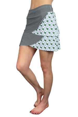 1101 - The Ohio State Game Day Buckeye Performance Skort/Heather Grey