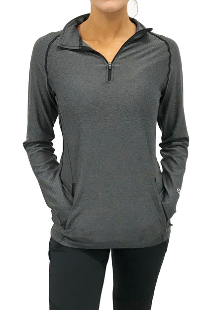 4400 - Bend 1/4 Zip Pullover/ Charcoal Grey