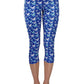 3215 - Running Horse Capris/Blue - FINAL SALE