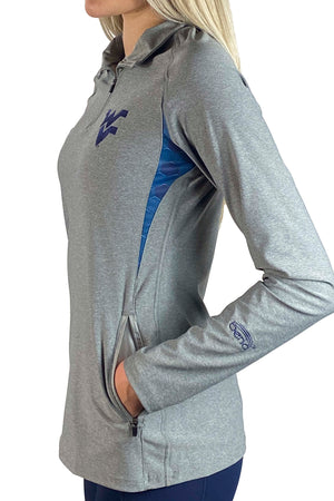 940 - WVU Mountaineers 1ZZ0 Soccer Performance 1/4 zip