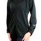 941- 1ZZ0 Soccer Full Zip Snorkel Neck Hoodie/ Black