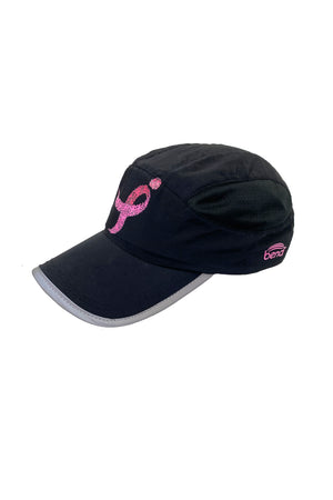 7406 - Komen Columbus Pink Ribbon Running Hat/Black