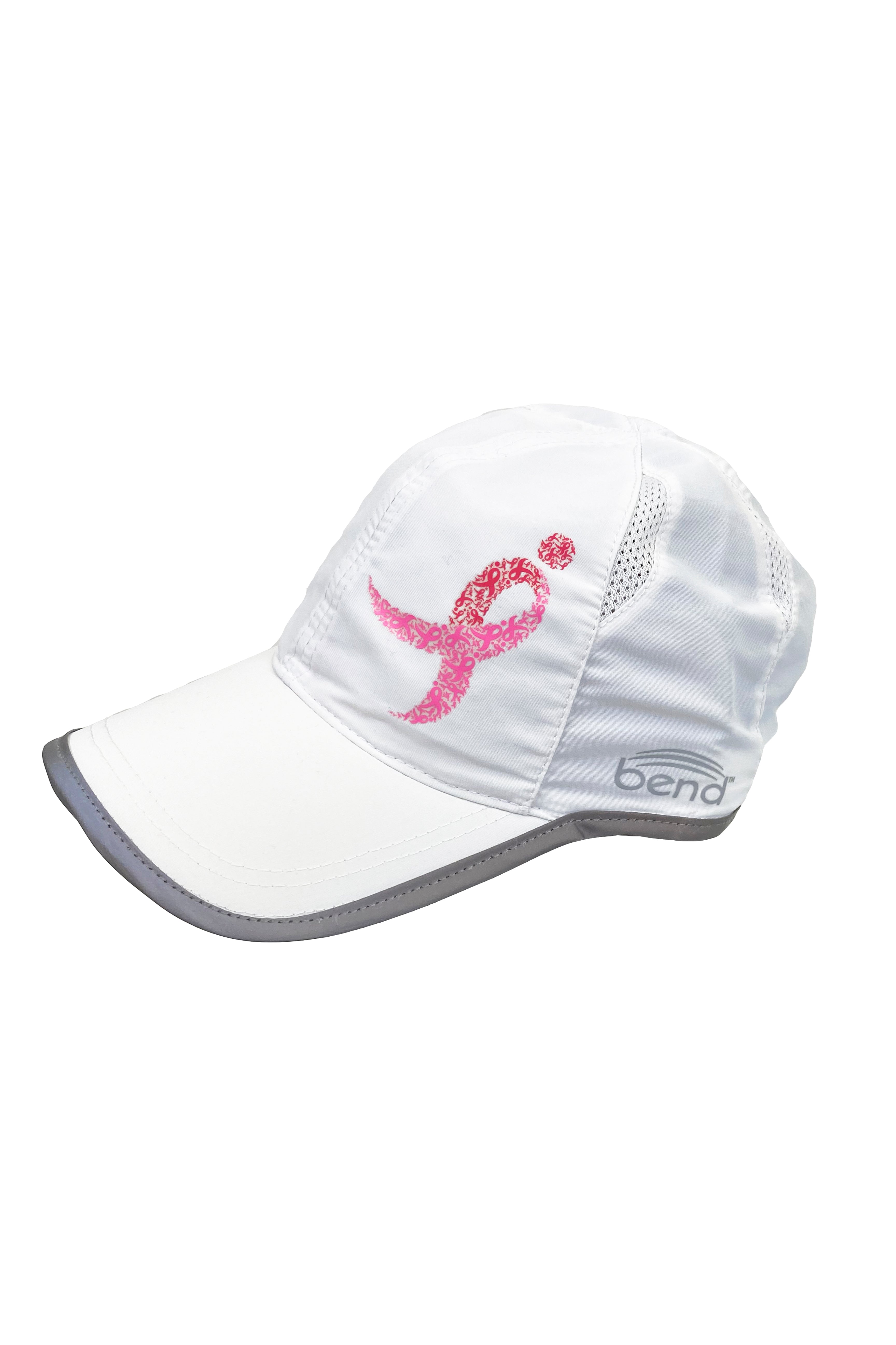 Pink Top hat with Ribbon white