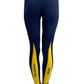 915 -West Virginia University 'Let's Go' Cell Phone Pocket Legging/Navy