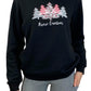 5002 - "Merry Christmas" Fleece Crewneck Sweatshirt/Black- FNAL SALE
