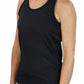 4200 - Meshback Racer Tank/ Black - FINAL SALE
