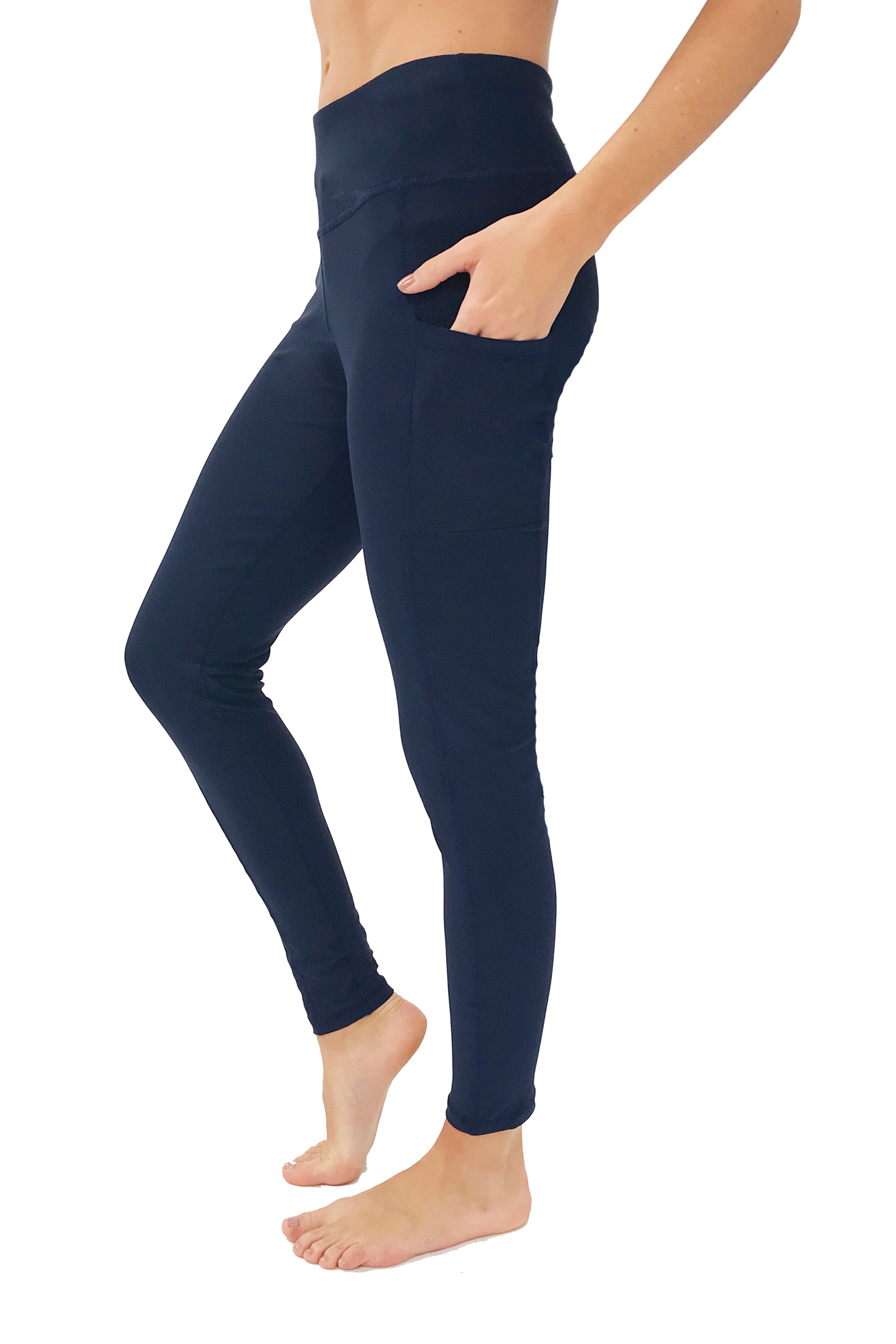 4103 - The Victory Cell Phone Pocket Legging/Navy – Bend