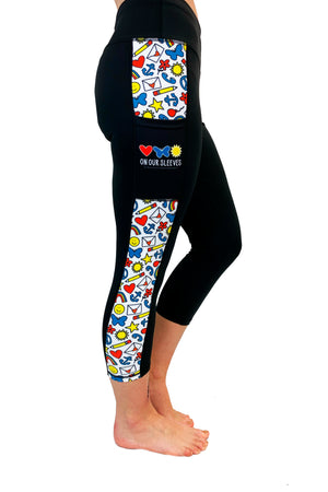 3005 - The "On Our Sleeves" Victory Capri /Black - FINAL SALE