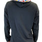 3108 - The  "On Our Sleeves" Snorkel Neck/Black - FINAL SALE