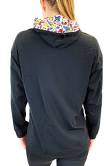 3108 - The  "On Our Sleeves" Snorkel Neck/Black
