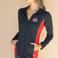 1402 - OSU Athletic O Full Zip Ribbed Panel Pullover/Black