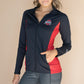 1402 - OSU Athletic O Full Zip Ribbed Panel Pullover/Black