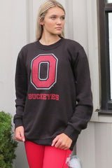 2002- The Ohio State "Block O" Buckeyes Crewneck Sweatshirt/ Black