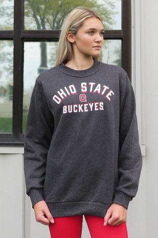 2001 - The Ohio State Buckeyes Crewneck Sweatshirt/ Charcoal