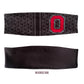 1206 - Ohio State  Reversible Block O Vision Headband - Black/Charcoal