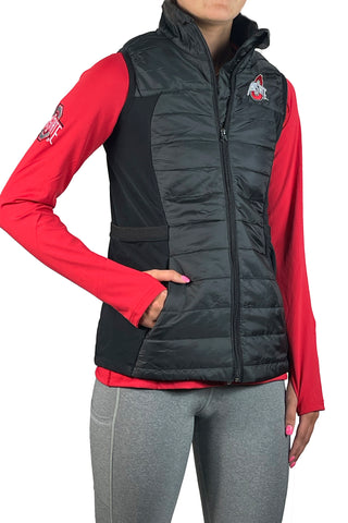 1000 - The "Athletic Block O" Ladies Performance Vest/Black
