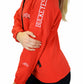 1100 - Ohio State Buckeyes Snorkel Neck Hoodie/Red