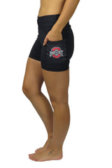 1200 - The Ohio State University "Victory" Cell Phone Pocket Short/Black