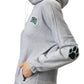 932 - Ohio University Bobcats Patchwork Snorkel Neck Hoodie/Heather Grey