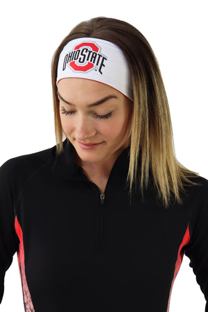 1307 -Ohio State Athletic O Reversible Headband/ Various Colors