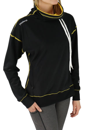 3315 - Pittsburgh Mock Neck Pullover / Black