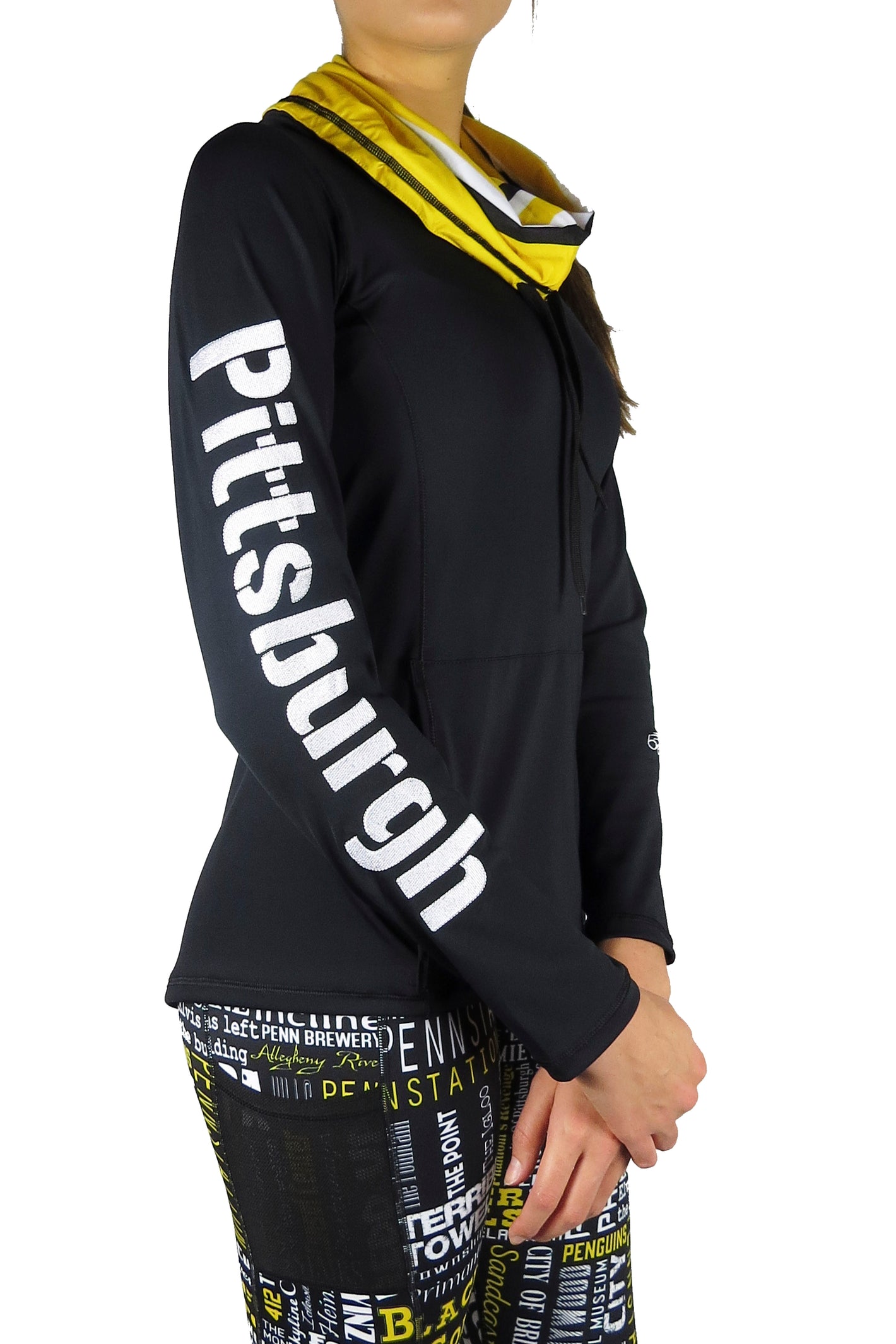 3225 - Pittsburgh Performance Funnel Neck/Black