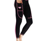 7202 - "When Pigs Fly"  Victory Cell Pocket Legging/ Black - FINAL SALE