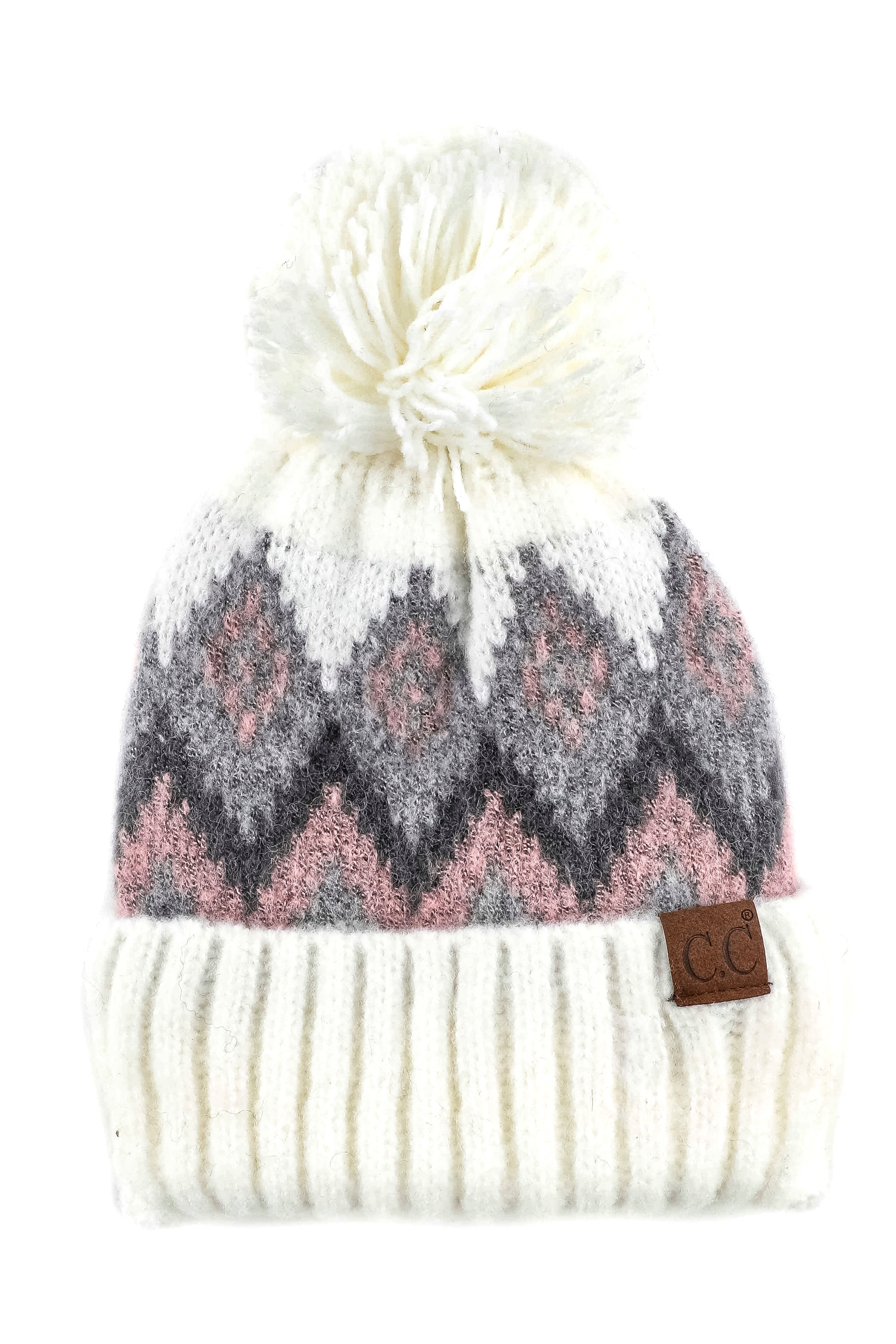 5421 - Winter Yarn Pom Hat (Various Colors)