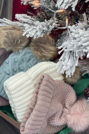 5413 - Winter Pom Luxe Hat (Various Colors)