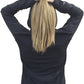 3311- Hope Pink Ribbon - Performance Pony Tail Hoodie/Black