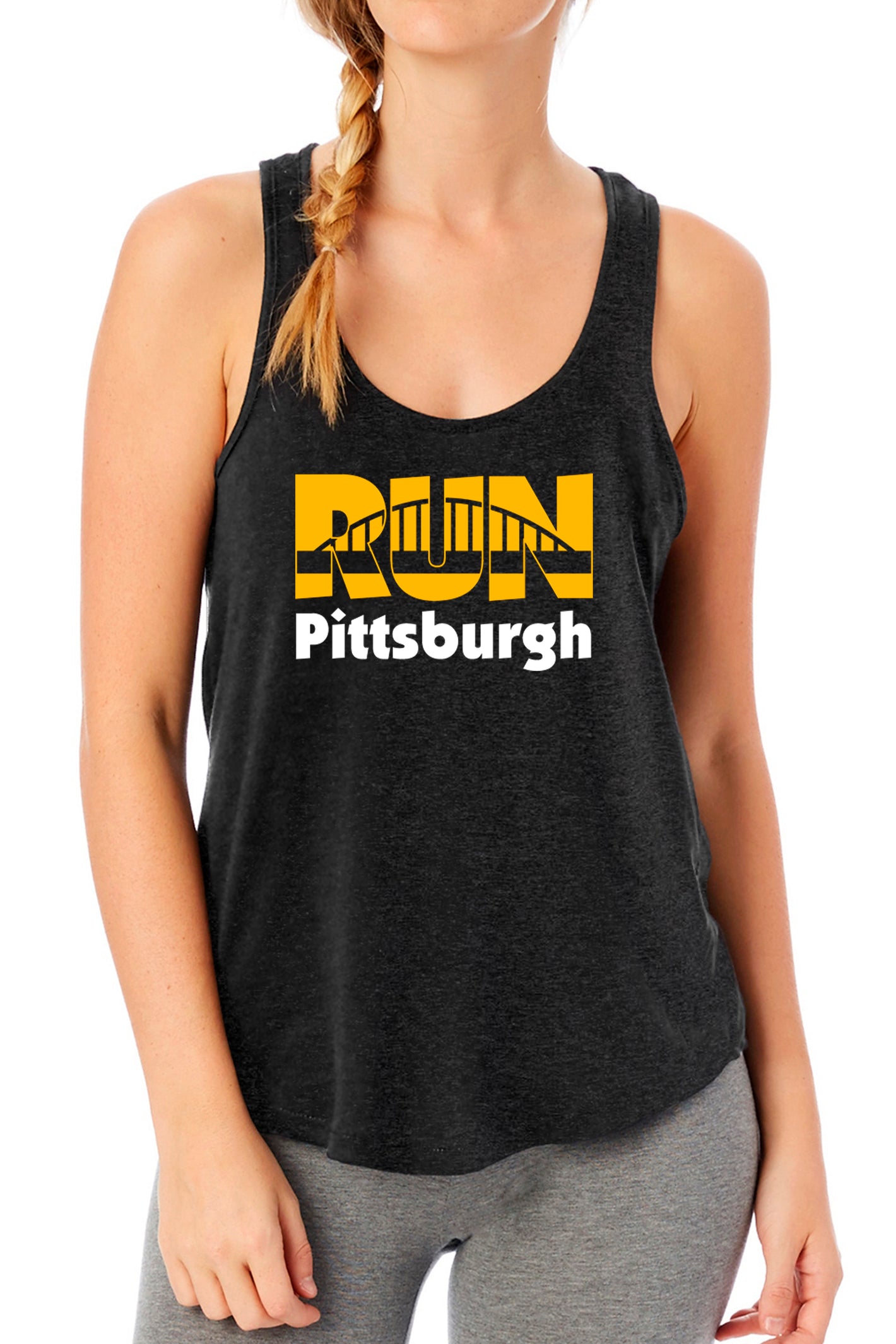 HC - "Run Pittsburgh" Tank/Black- Final Sale
