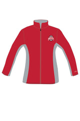 2008- Athletic O Full Zip Panel Pullover/ Red & Grey