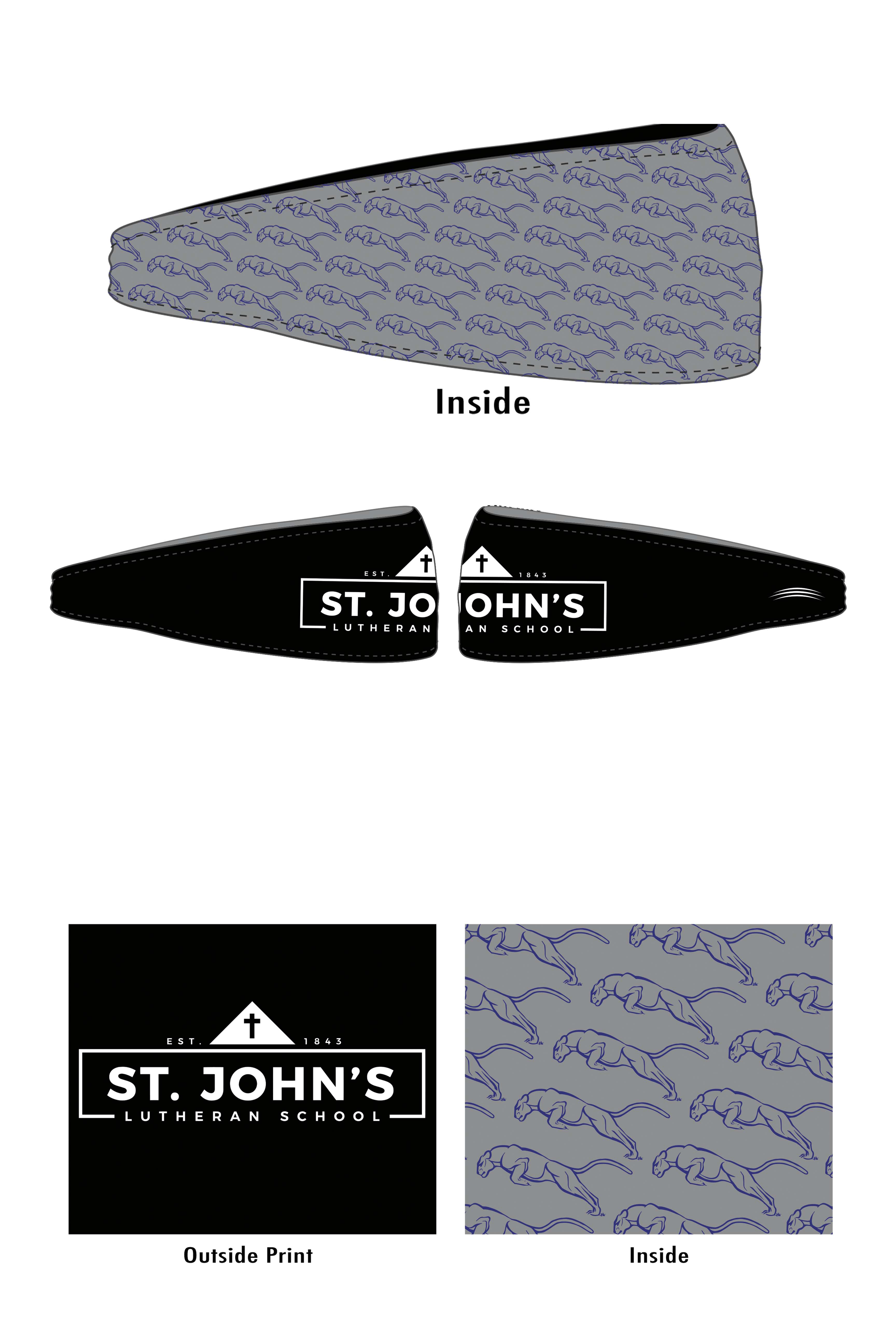 5118 - St John's Lutheran School Reversible Headband