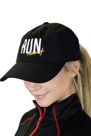 7109 - Run Pittsburgh Running Hat/Black