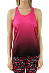 3210/HC -The Shelley Meyer Flamingo Meshback Racer Tank/ Pink & Black - FINAL SALE