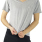 HC - Diva V Pocket Short Sleeve Tee/Grey- FINAL SALE