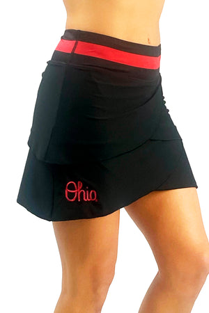 1003 - The "Script Ohio" Performance Skort/Black