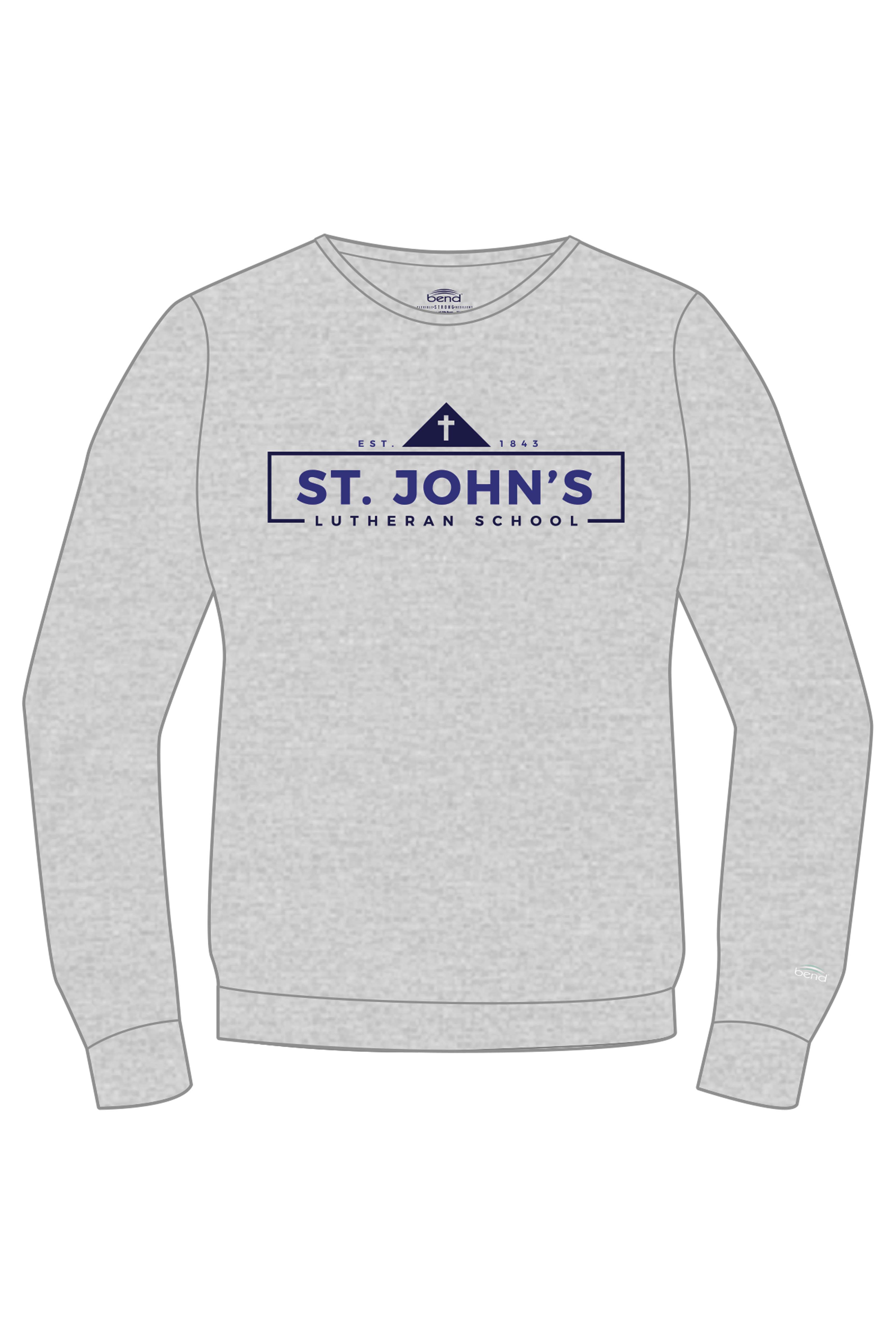 5105 - St John's Jaguars Youth Crew Neck Sweatshirt