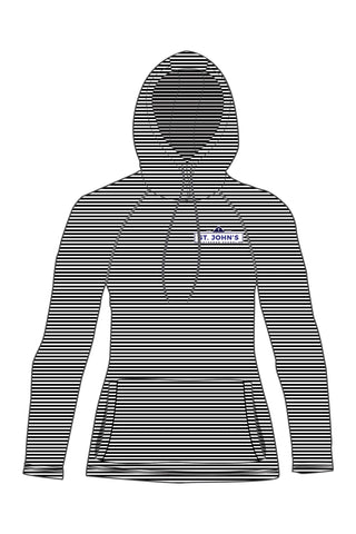 5120 - St John's Lutheran School Ladies Striped Lightweight Hoodie