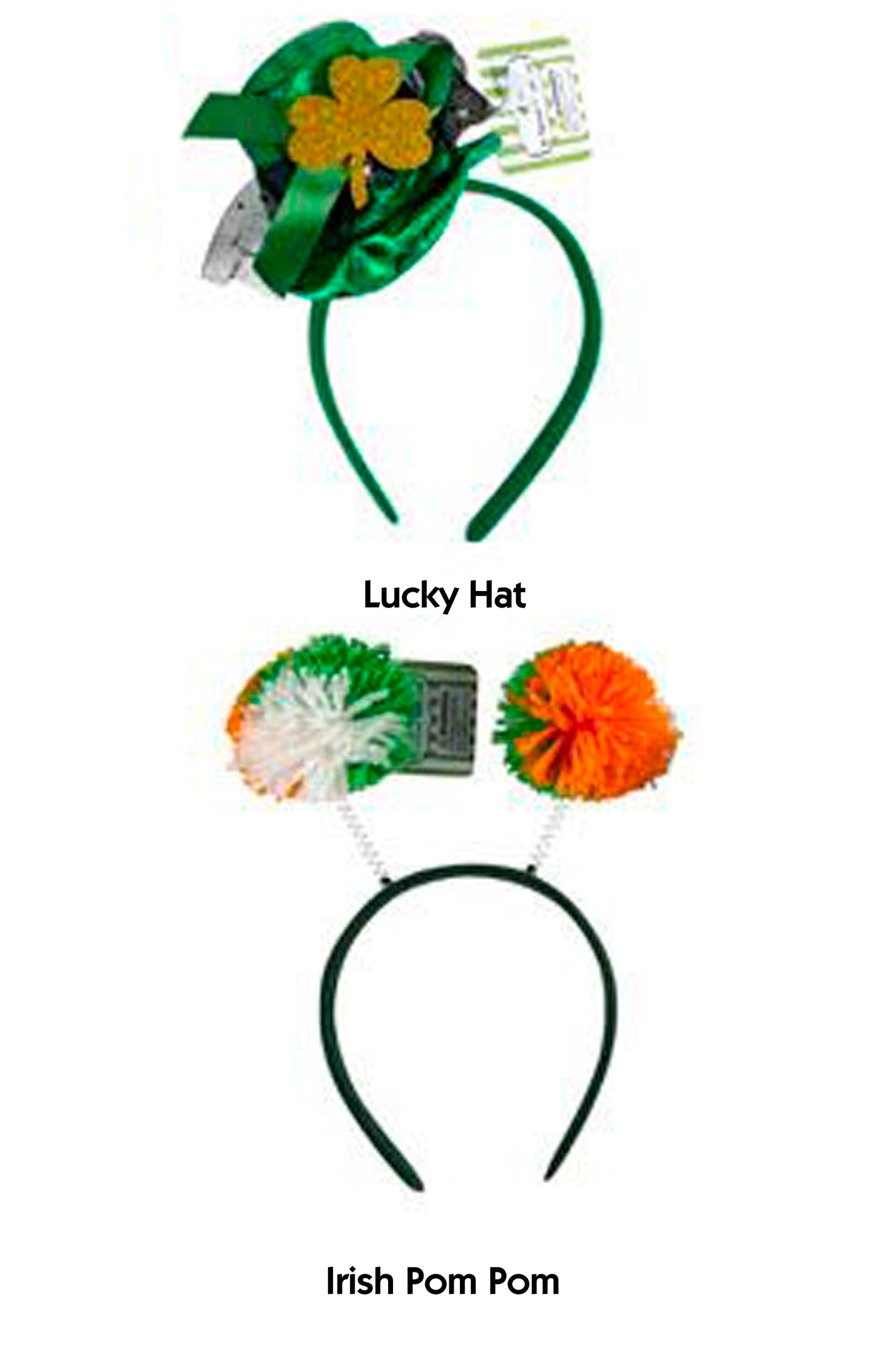 5312 - St. Patrick's Day Novelty Headband - FINAL SALE