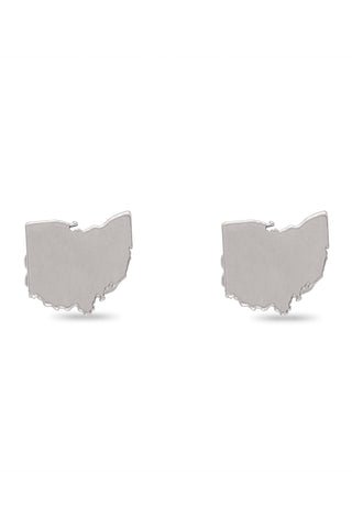 5420 - State of Ohio Stud Earrings