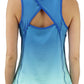 7004- RunTheBluegrass Open Back Tank - Sky Blue/Teal