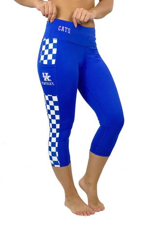 903- University of Kentucky "Victory" Cell Phone Pocket Capri / Blue