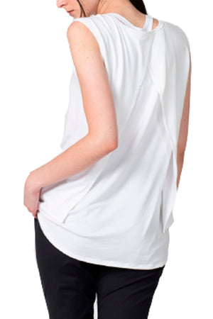 4000- Veronica Tank/White