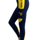 915 -West Virginia University 'Let's Go' Cell Phone Pocket Legging/Navy
